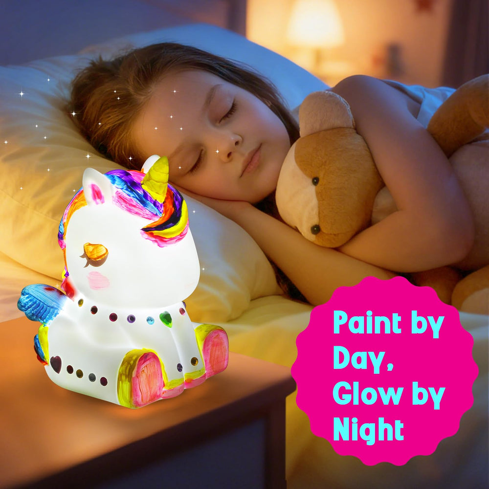 EPUMP Unicorn lamp shows white and color-changing light modes