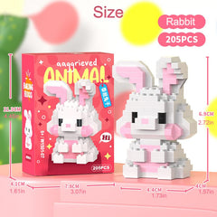 Eqkasio Easter rabbit figurine build highlights a playful centerpiece for kids