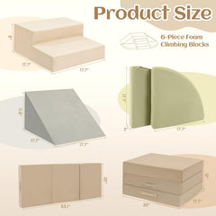 Erament tri-fold mat-climber for safe tummy-time and crawl practice