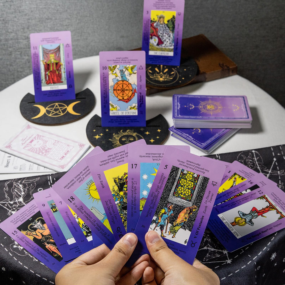 Erbacan purple gradient backs create a focused reading mood.