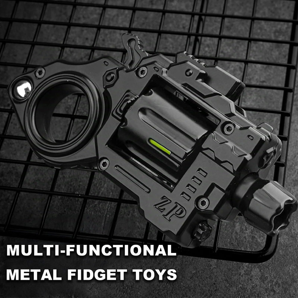 ERENOT metal fidget gun spinning-ring enhances portable concentration