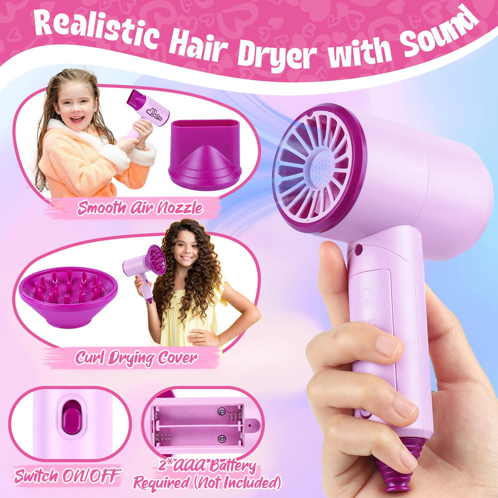 ERHAICAT curling iron with light adds magical styling moments.