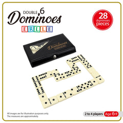 ERLLE dominoes tournament-ready setup for casual bar games and competitive play.