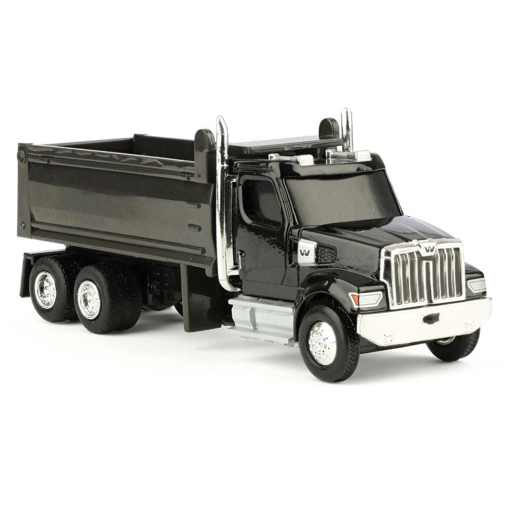 ERTL dump truck bed-raise and lower mechanism adds realistic unloading action