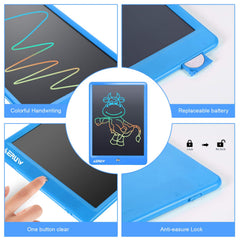 ERUW memory lock feature on blue tablet prevents accidental erasing.