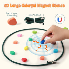 ESENHARBER magnet game travel-ready case and string for on-the-go fun