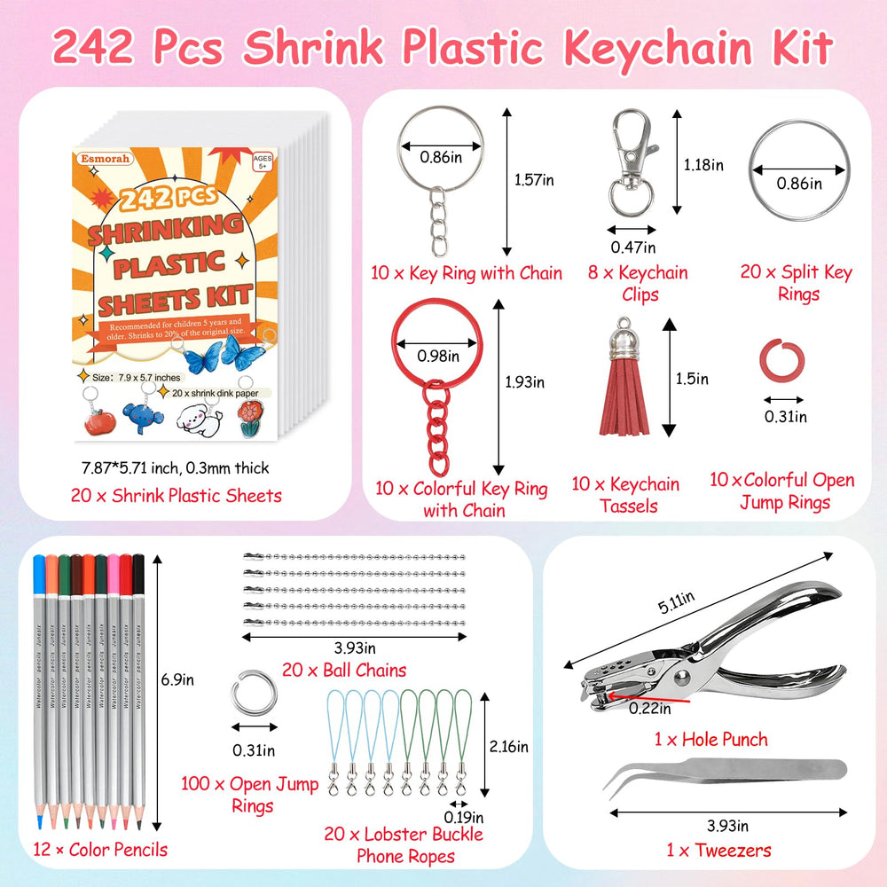 Shrink art paper sheets 7.9 x 5.7 inches ready to draw vibrant designs