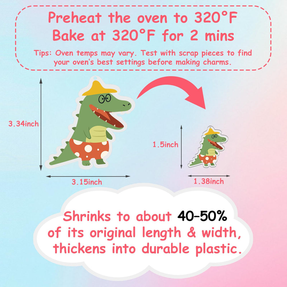 Esmorah Shrink Dink Drawing and Coloring Surface helps vibrant artwork before shrinking