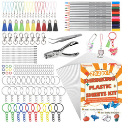 Esmorah shrink dink kit complete for beginner-friendly keychain projects