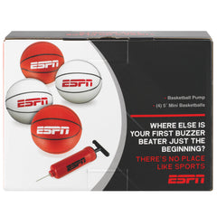 Gift-ready ESPN mini basketball set for sports fans