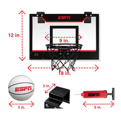 ESPN Mini Basketball Hoop electronic scoreboard with sounds
