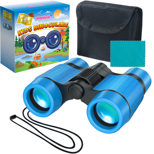 ESSENSON kids binoculars in a compact bird-watching setup for outdoor exploration