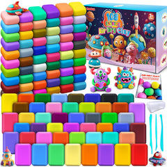 ESSENSON Magic Clay color palette showing 108 colors for imaginative play.