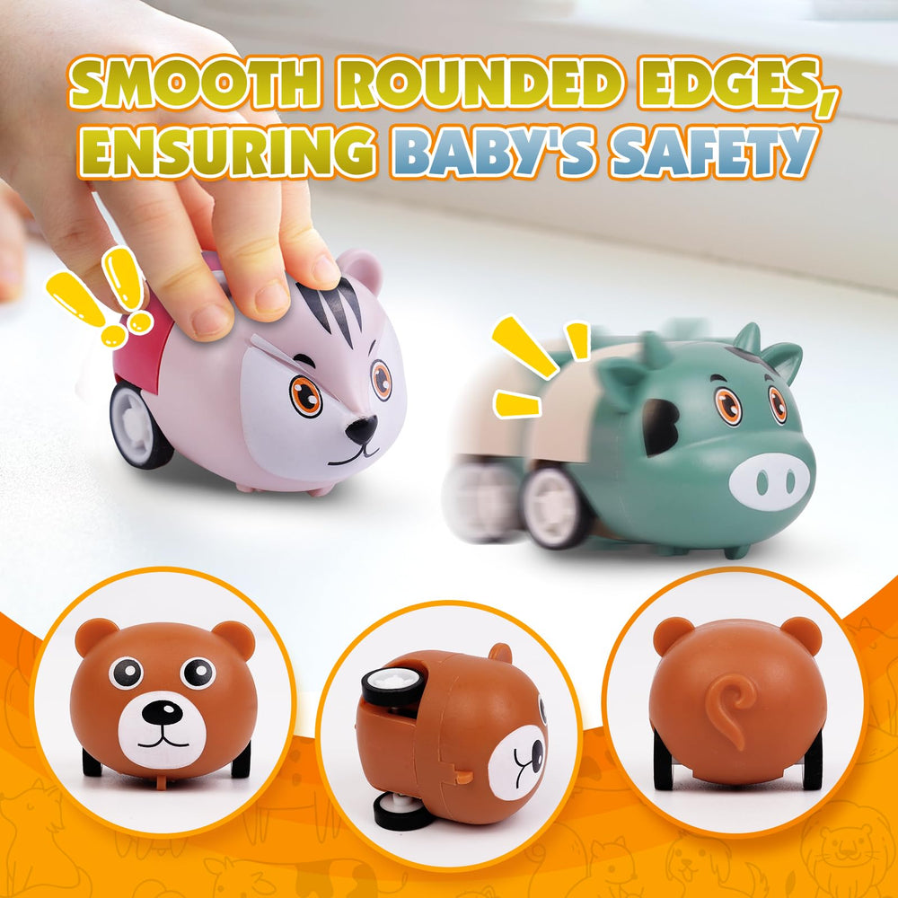 Estardaa mini vehicles with animal designs spark imaginative play for kids