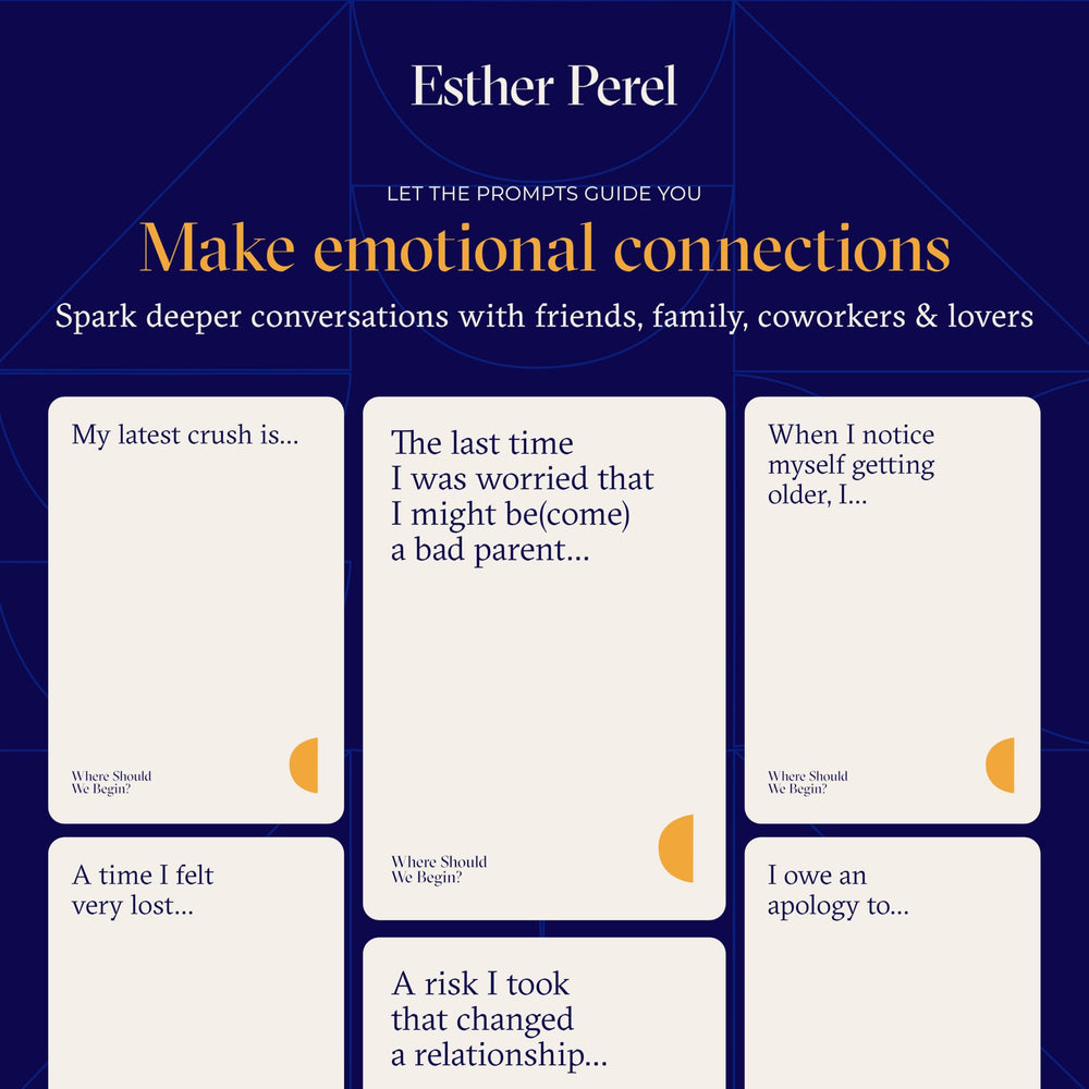 ESTHER PEREL Where Should We Begin game play setup for easy start