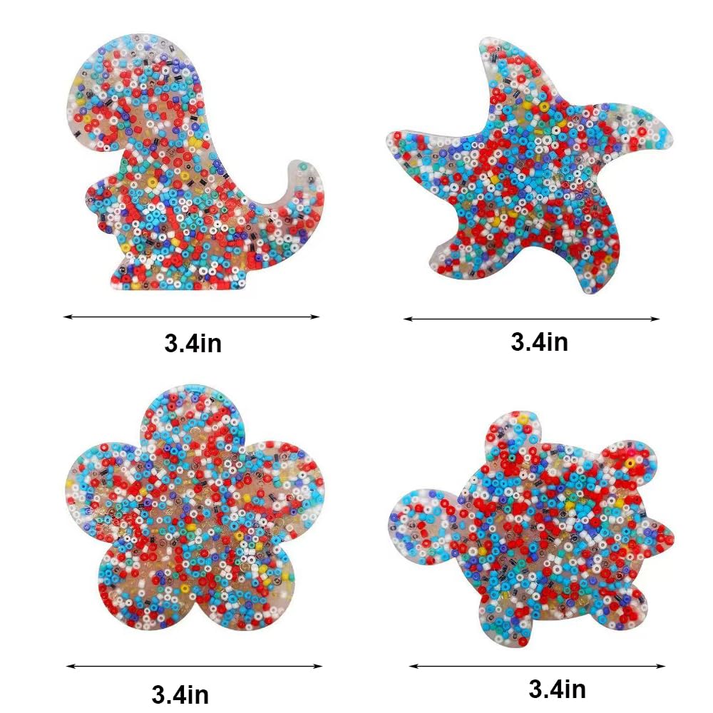 Estimable 4 Pack with flowers provides soothing texture for stress-relief play sessions.