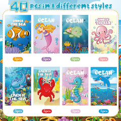 Estune ocean coloring books underwater designs closeup, shows mermaids and sea creatures.