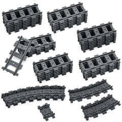 Etarnfly city train tracks straight section for stable, long-lasting layouts.