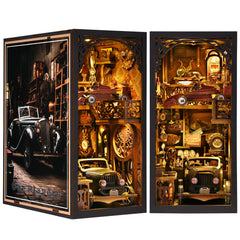 ETKVR Book Nook garage scene for eye-catching shelf display