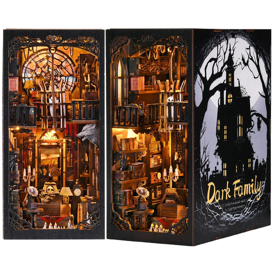 ETKVR Book Nook Kit Haunted Manor β immersive gothic decor for shelves.