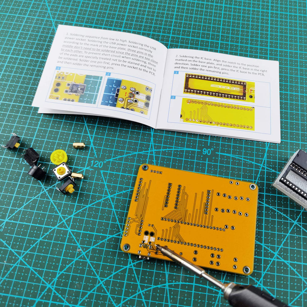 Etoput soldering guide in English helps beginners solder in sequence.