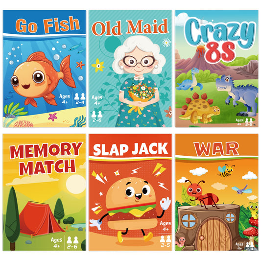 Etyishe Go Fish cards spread for family fun and learning numbers