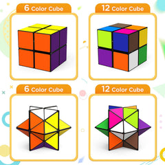 Euclidean Cube Star Cube ABS material with bright colors for durable fun.