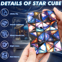 Euclidean Cube Star Cube portable design ideal for travel.