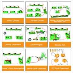 EUDAX color page manual providing clear step-by-step experiment instructions