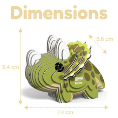 EUGY Tricera assembly in about 20 minutes, beginner-friendly.