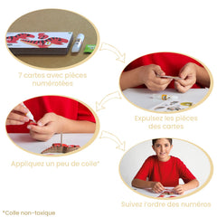 EUGY Tricera biodegradable cardboard supports eco-friendly play.