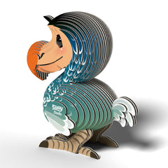 Eugy Dodo pieces spread highlights sustainable cardboard and safe, clean assembly