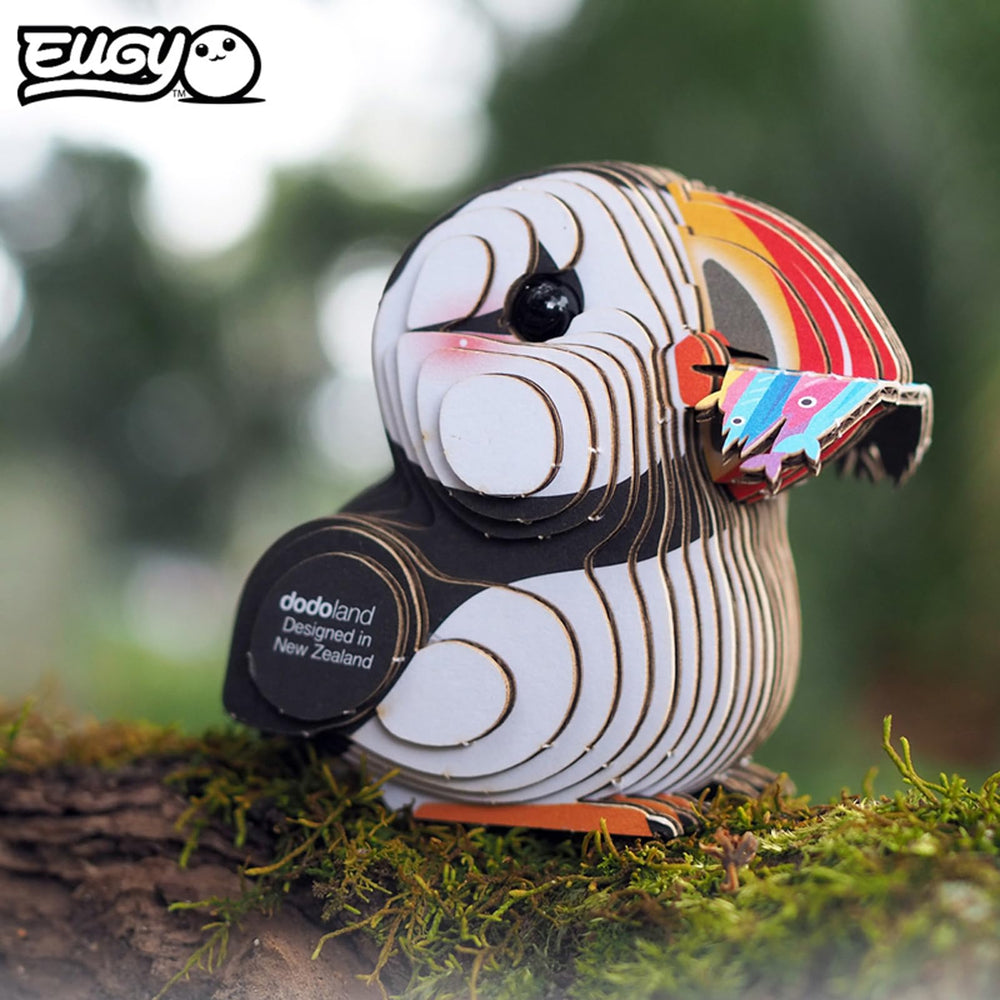 EUGY Puffin 3D Puzzle kids learning through hands on play