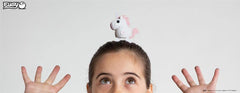 EUGY Unicorn design with original patented assembly for a one-of-a-kind play experience