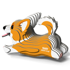 Complete EUGY Welsh Corgi model after assembly.