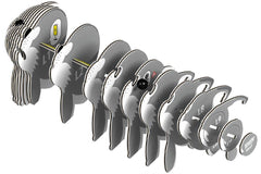EUGY Wolf original design highlighting unique, patent-protected construction.