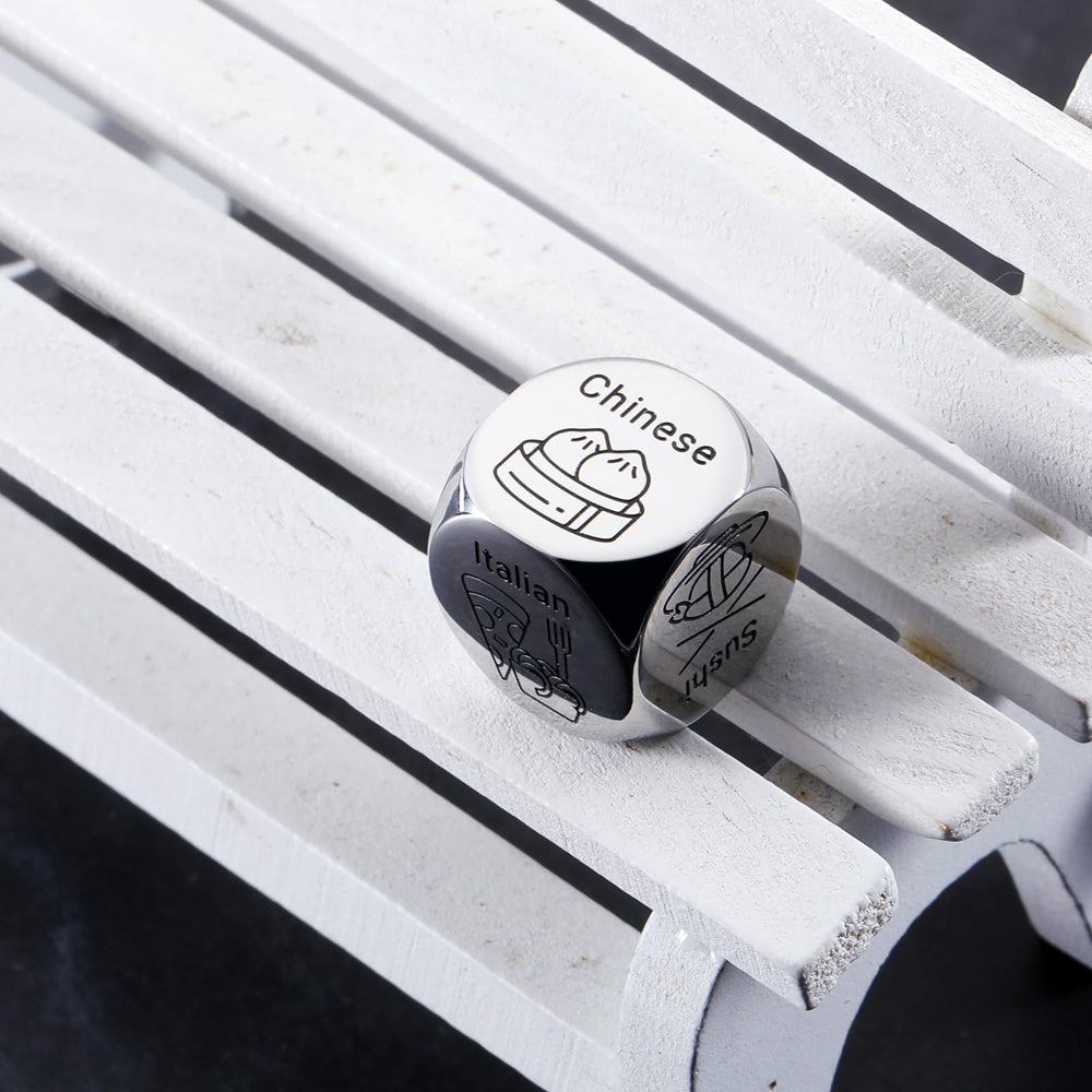 Eulalia Eclogue pocket-sized steel dice for travel