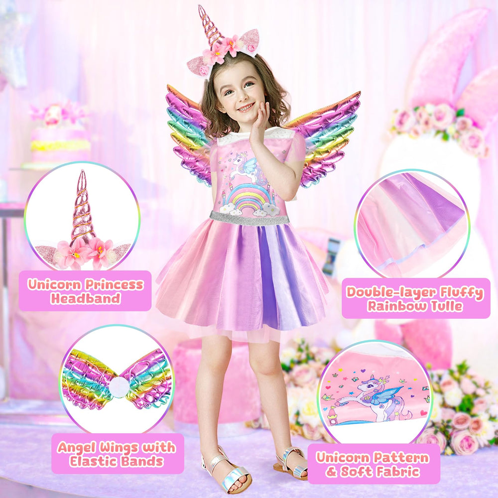 EULRGAUS purple princess costume supports creative dress-up sessions.