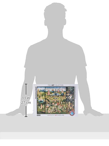Close-up of Bosch Garden puzzle showing vibrant colors and detail.