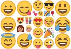 EuroGraphics Joy Emoji puzzle finished size, 13 by 19 inches, family activity
