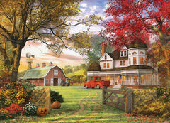 EuroGraphics Old Pumpkin Farm puzzle pieces with strong fit for smooth assembly.