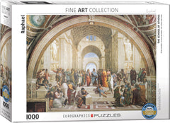 EuroGraphics School of Athens puzzle box for safe storage after use