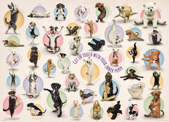 EuroGraphics Yoga Puppies box and pieces — box and pieces ready for a quick start.