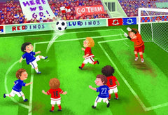 EuroGraphics Junior League Soccer 60-Piece Puzzle made-in-usa—quality blueboard ensures lasting play.