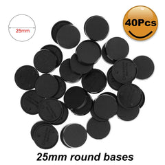 Tabletop wargame bases from Evemodel MB325 for consistent basing.