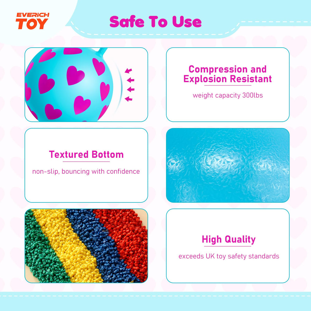Everich Toy hopper ball in use by child outdoors improving balance