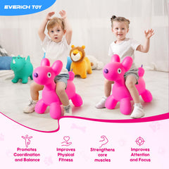 EVERICH TOY hopper inflation plug area, shows easy setup for safe play.