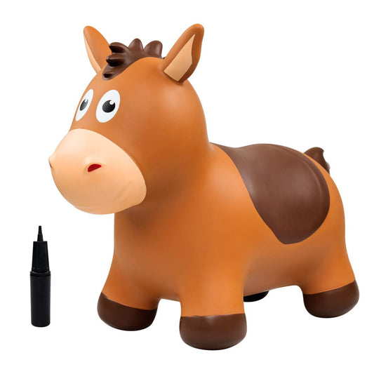 Everich Toy inflatable bouncy animals hopper for safe, soft toddler play