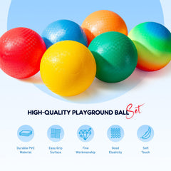 EVERICH TOY playground ball in active dodgeball scene supports outdoor fun.