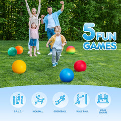 EVERICH TOY playground ball kids playing outdoors encouraging activity and social play.